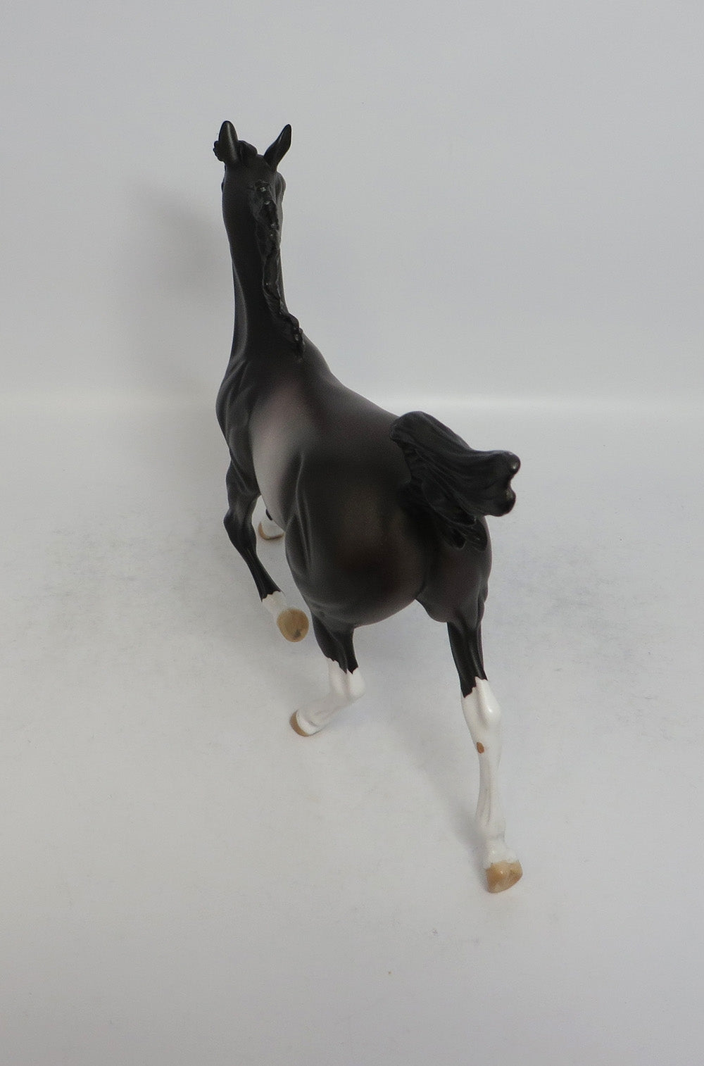 AZBO - OOAK LIVER CHESTNUT YEARLING MODEL HORSE MW2018