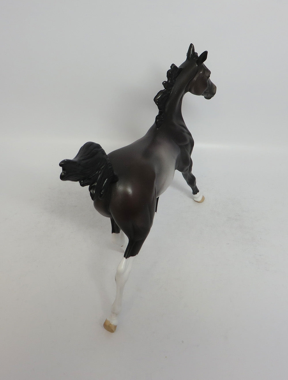 AZBO - OOAK LIVER CHESTNUT YEARLING MODEL HORSE MW2018