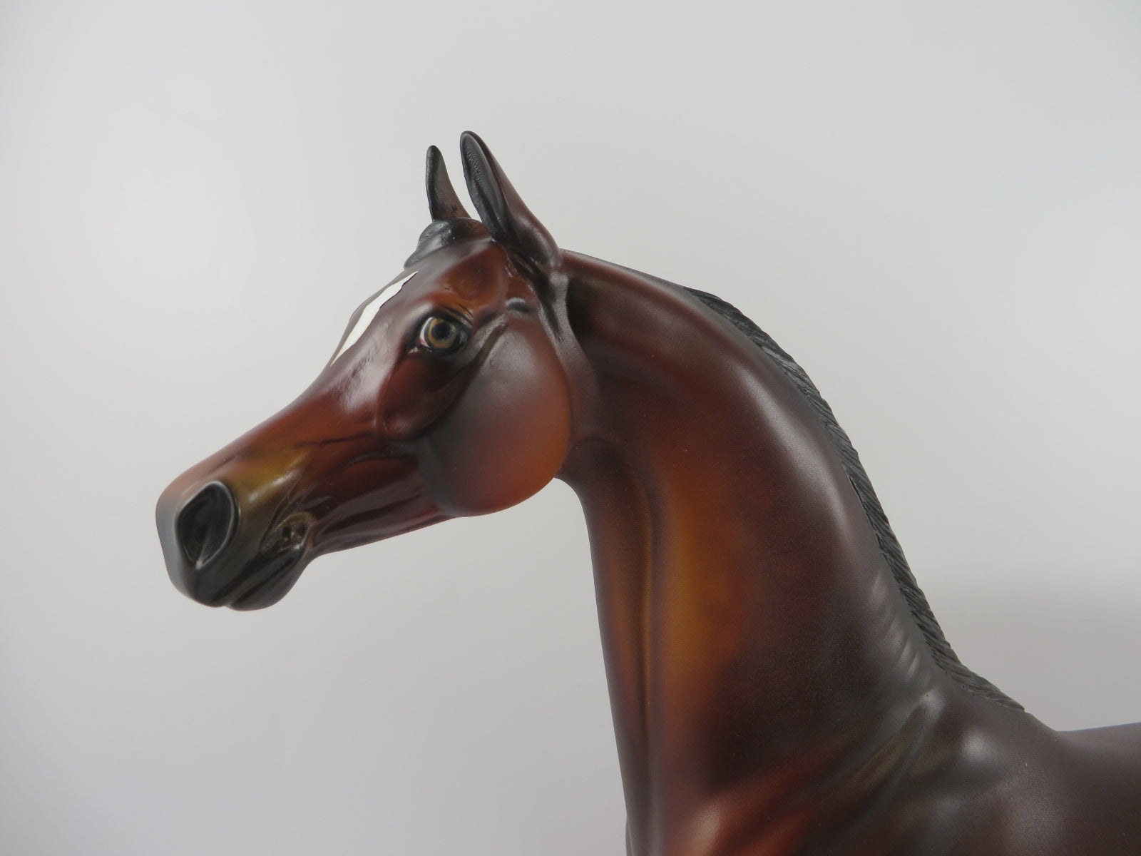 SHARED SECRET - OOAK BAY ARABIAN MODEL HORSE BY DAWN QUICK PJ20