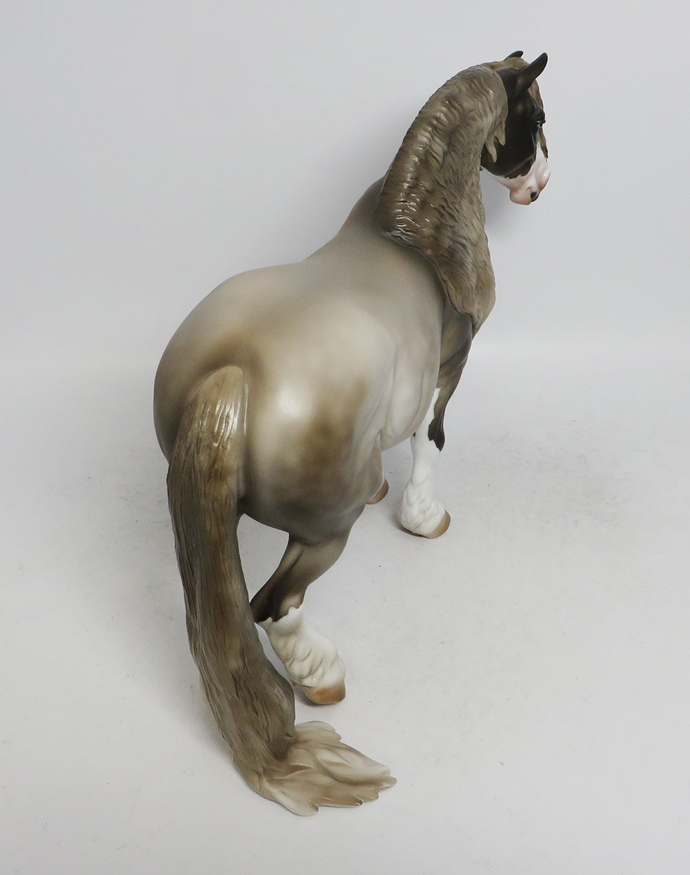 COCOA-OOAK CHOCOALTE ROAN HEAVY DRAFT MARE BY JULIE KEIM WHS 2018