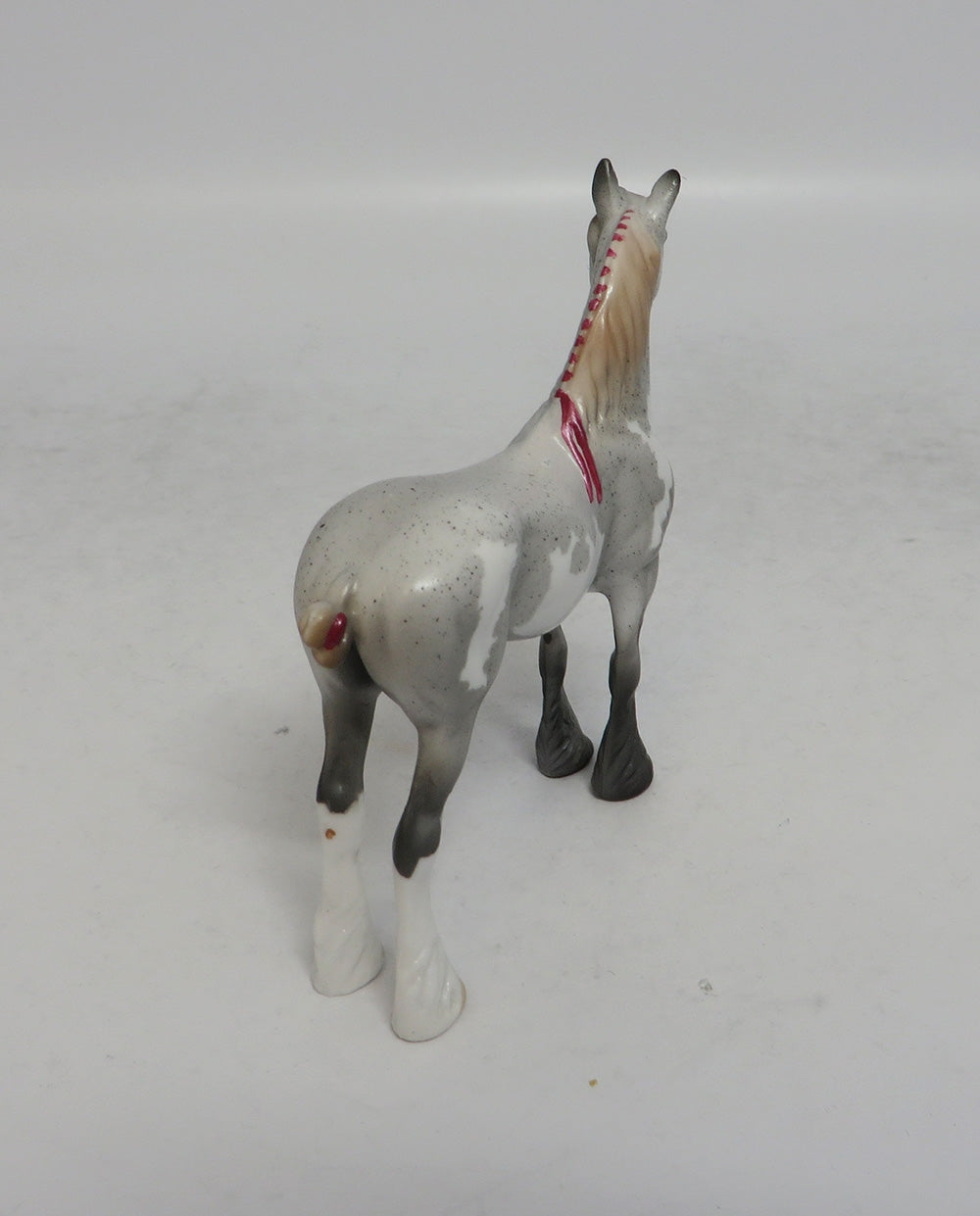 JEWELS - OOAK FLEA BITTEN GREY PINTO DRAFT CHIP MW2018