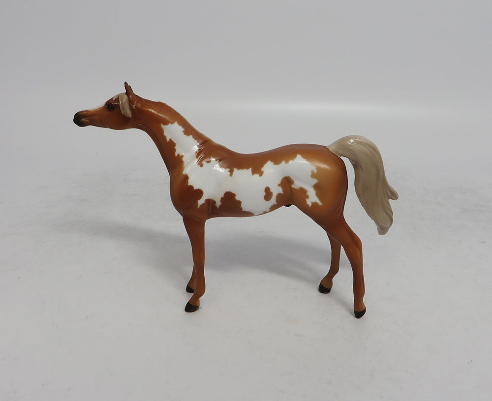 NEVADA SUNRISE - OOAK CHESTNUT PINTO ARABIAN CHIP MW2018