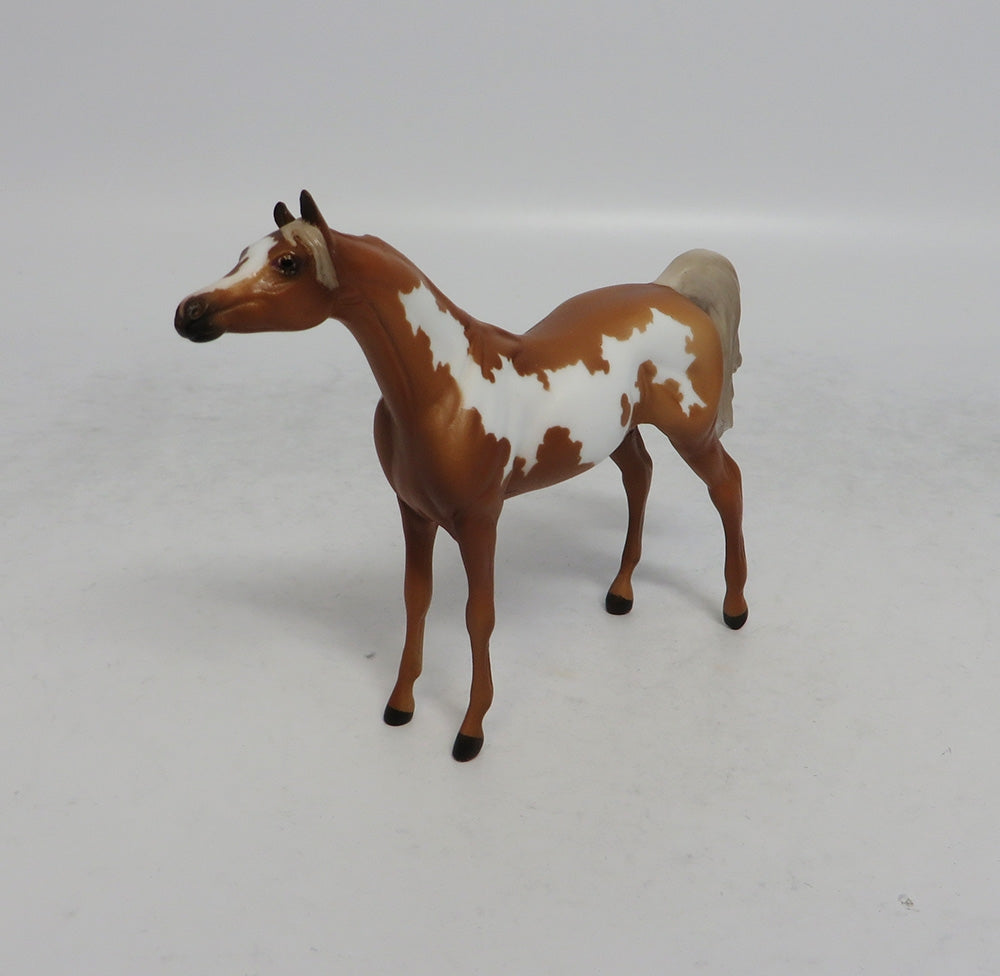 NEVADA SUNRISE - OOAK CHESTNUT PINTO ARABIAN CHIP MW2018