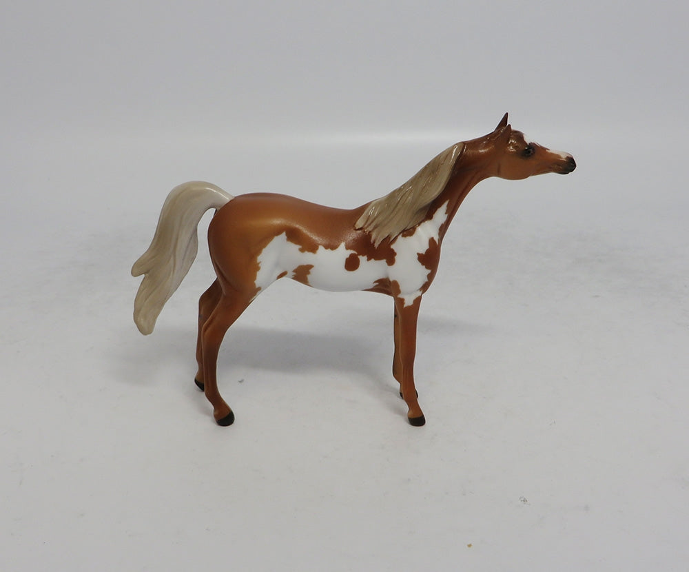 NEVADA SUNRISE - OOAK CHESTNUT PINTO ARABIAN CHIP MW2018