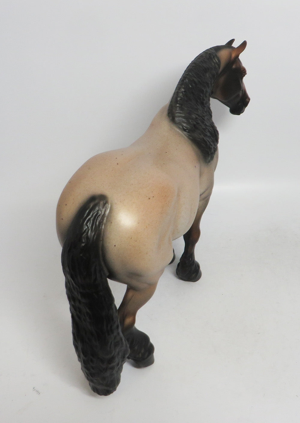 EVE- LE- 15  HEAVY DARFT MARE CUSTOM BAY ROAN BY DAWN QUICK WHS 2018