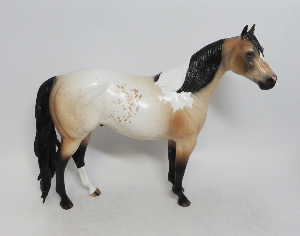 FRECKALETTA- LE 15 BUCKSKIN APPALOOSA CUSTOM BY AUDREY DIXON WHS 2018