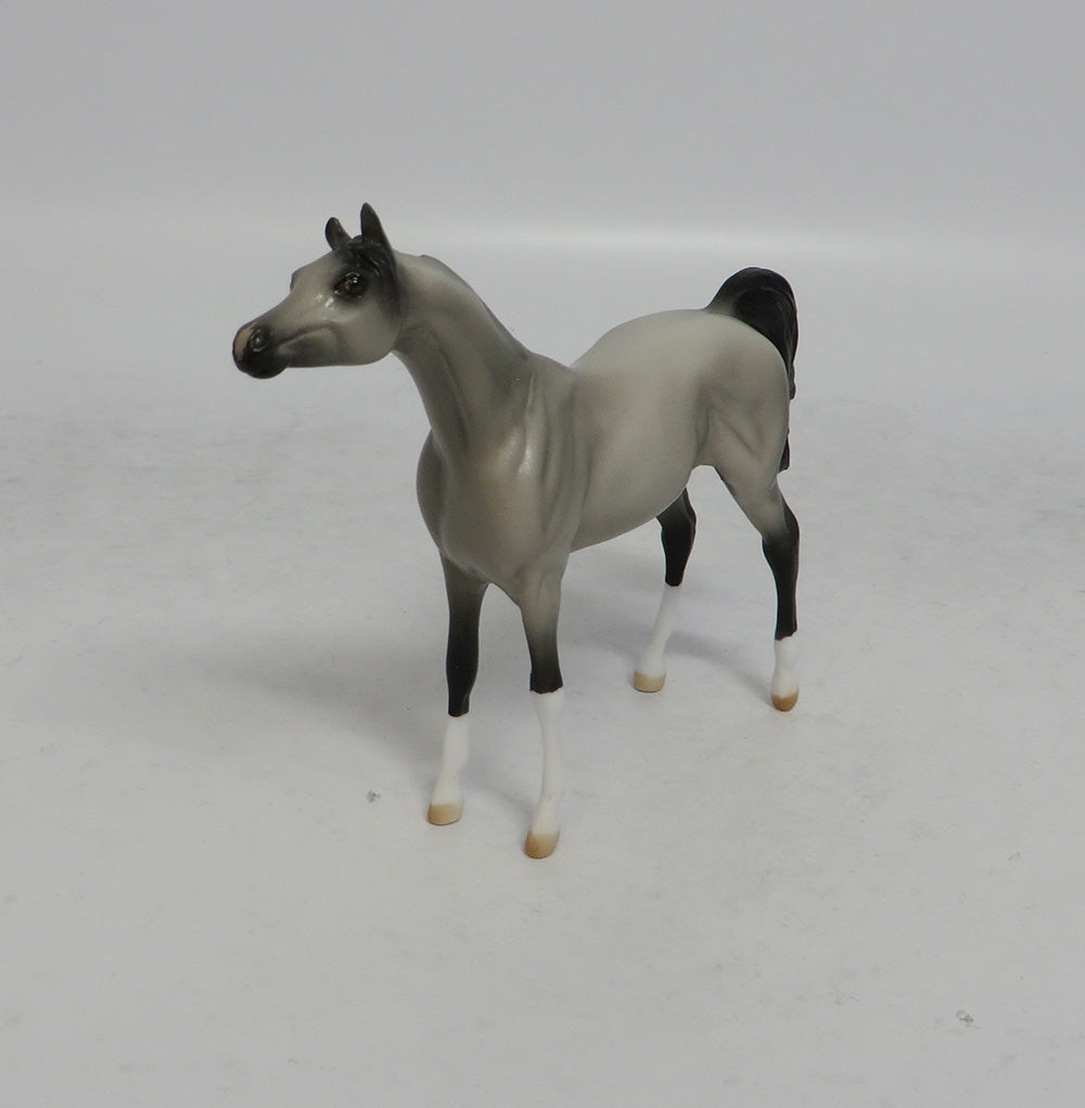 RIBBON DANCER - OOAK GREY ARABIAN CHIP SHCF2018