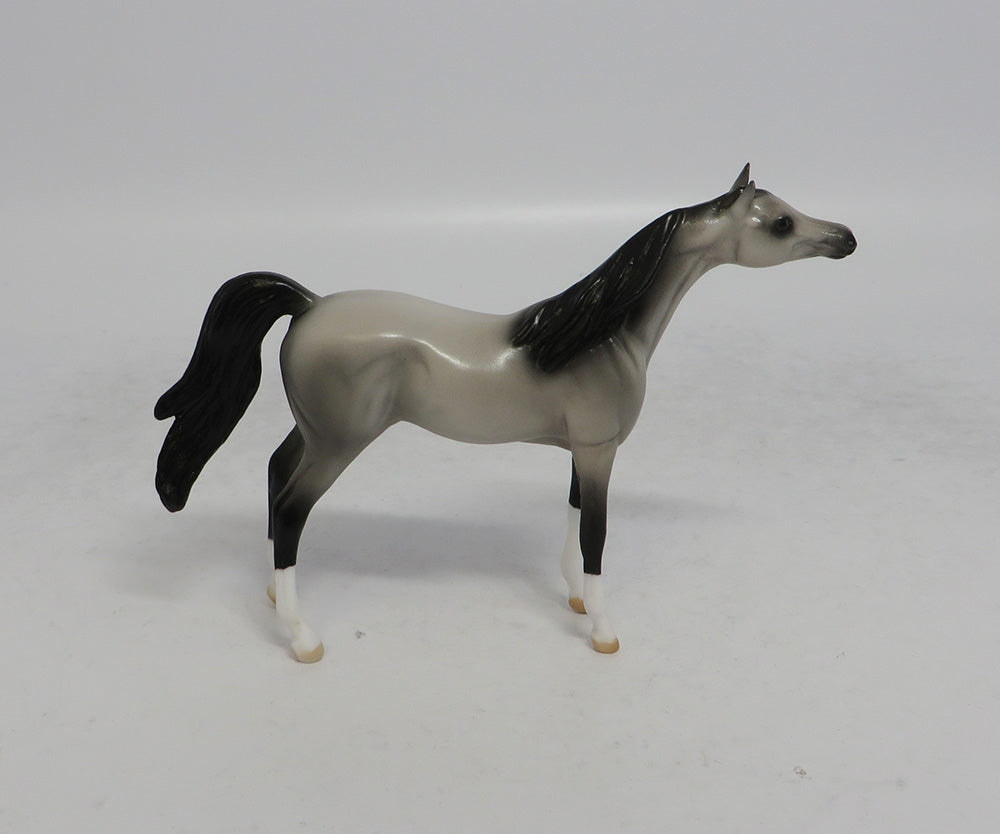 RIBBON DANCER - OOAK GREY ARABIAN CHIP SHCF2018