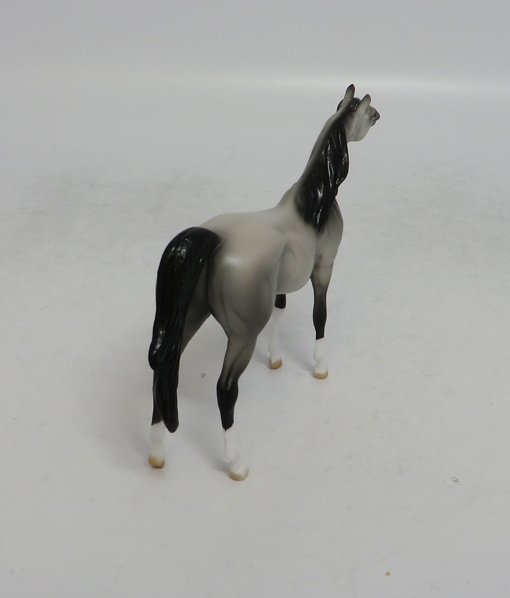 RIBBON DANCER - OOAK GREY ARABIAN CHIP SHCF2018