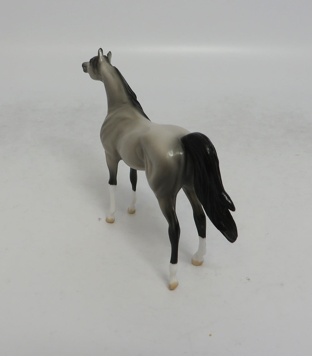 RIBBON DANCER - OOAK GREY ARABIAN CHIP SHCF2018
