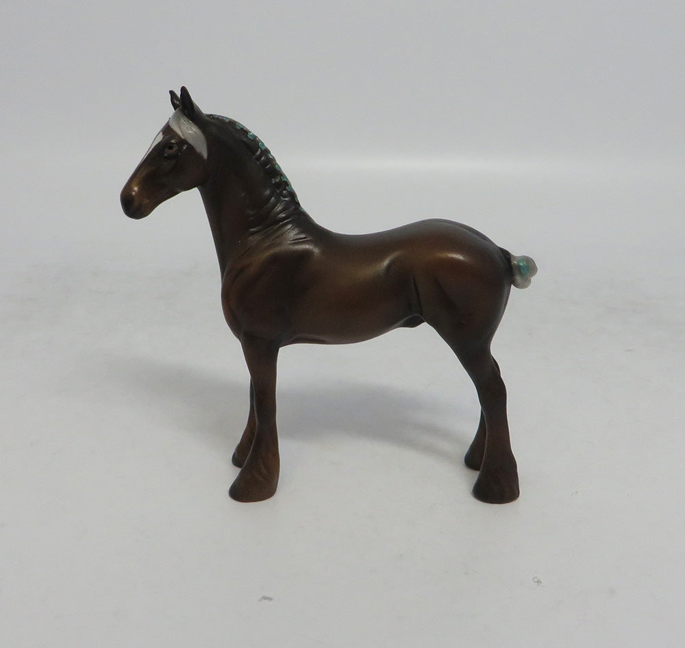 DINGO - OOAK LIVER CHESTNUT DRAFT CHIP SHCF2018