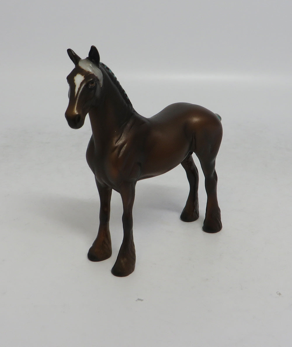 DINGO - OOAK LIVER CHESTNUT DRAFT CHIP SHCF2018