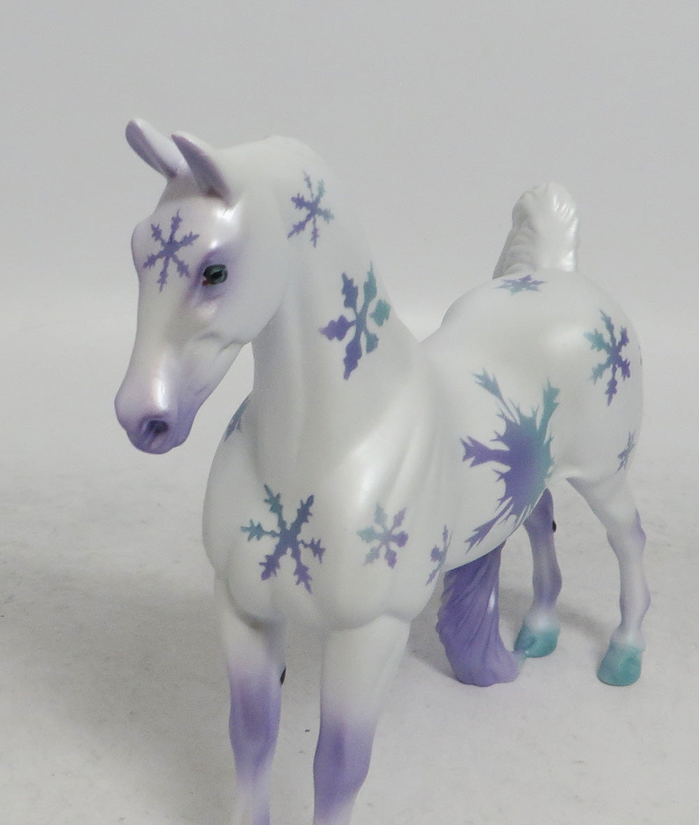 VIOLET SNOW-OOAK HOLIDAY DECORATOR ASB PEBBLES 12/7/18