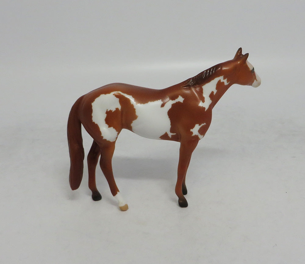 ALONZO - OOAK RED DUN PINTO STOCK CHIP SHCF2018