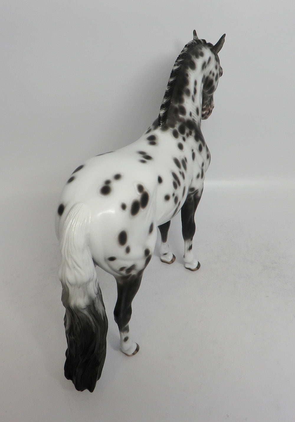 SPARKLE-OOAK LEOPARD APPALOOSA ANDALUSIAN MODEL HORSE SHCF 2018