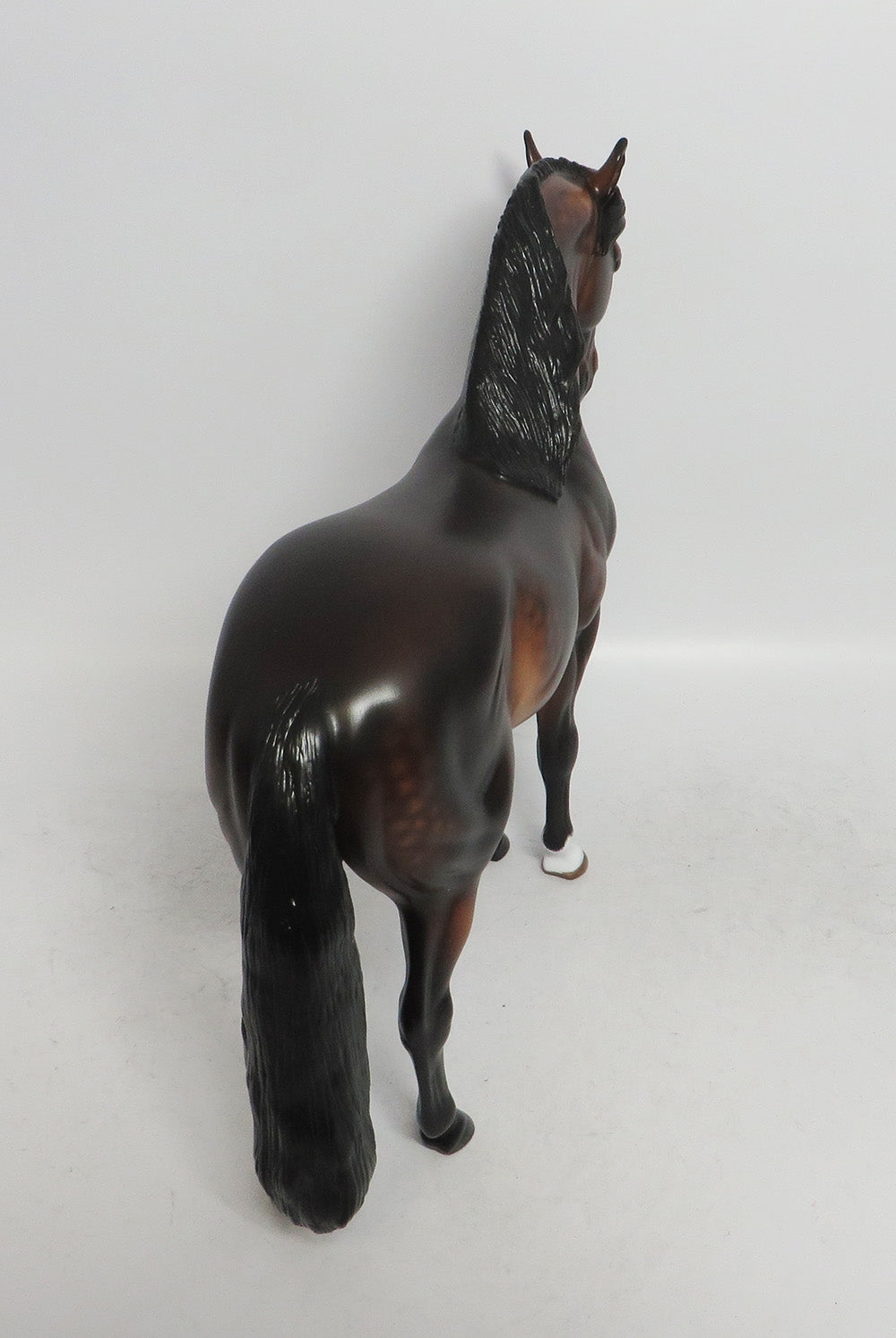 JANGLE BELLS-OOAK DAPPLE BAY ANDALUSIAN MODEL HORSE 12/14/18