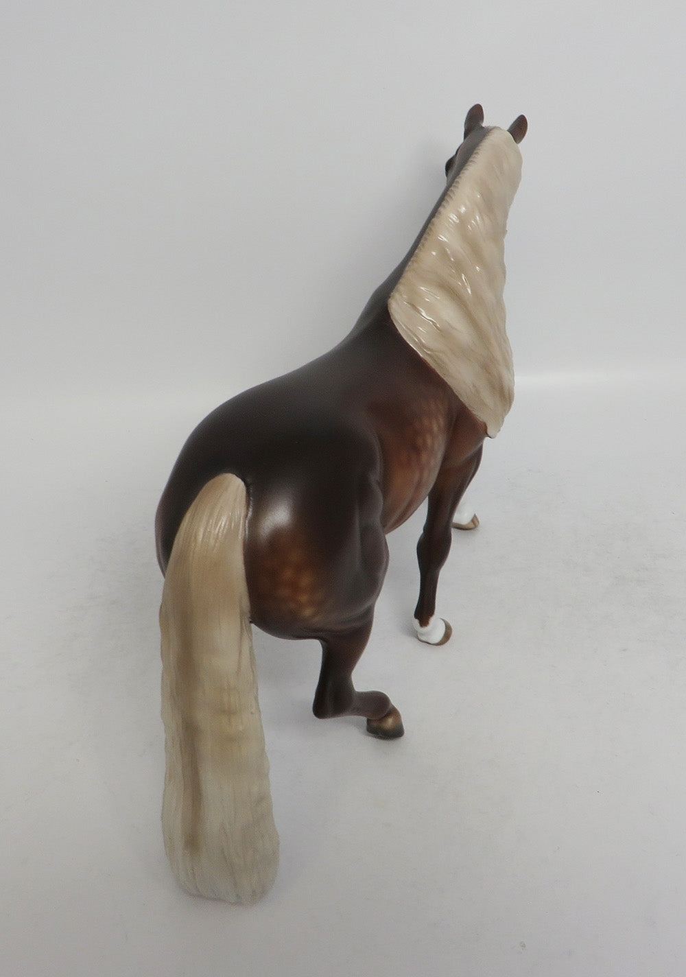 WINKY-OOAK DAPPLE CHESTNUT PONY MODEL HORSE SHCF 2018