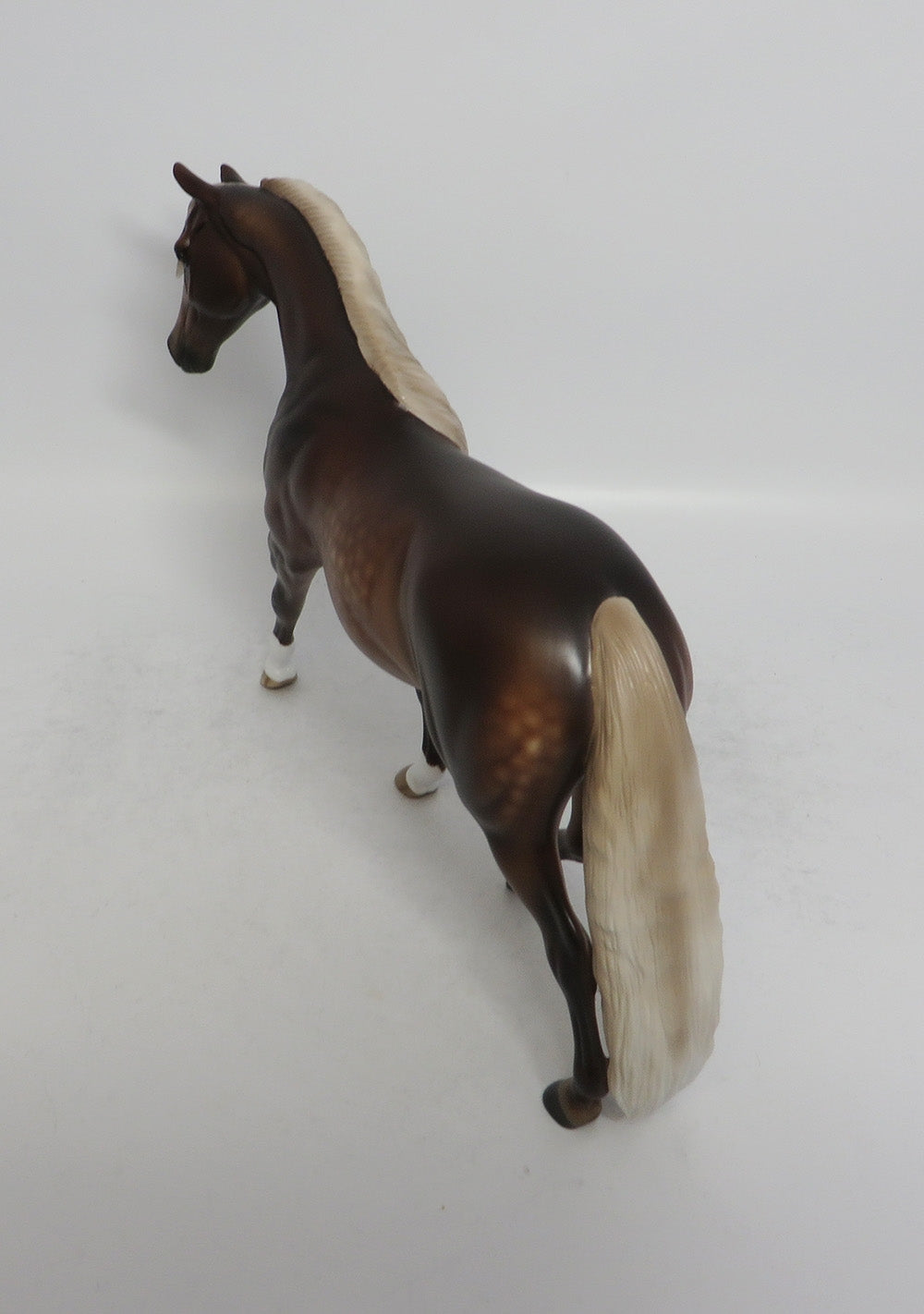 WINKY-OOAK DAPPLE CHESTNUT PONY MODEL HORSE SHCF 2018