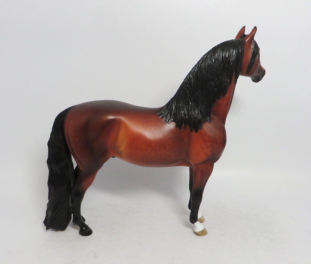 MICKEY ROONEY-OOAK DAPPLE BAY MORGAN MODEL HORSE BY SHERYL LEISURE 12/14/18
