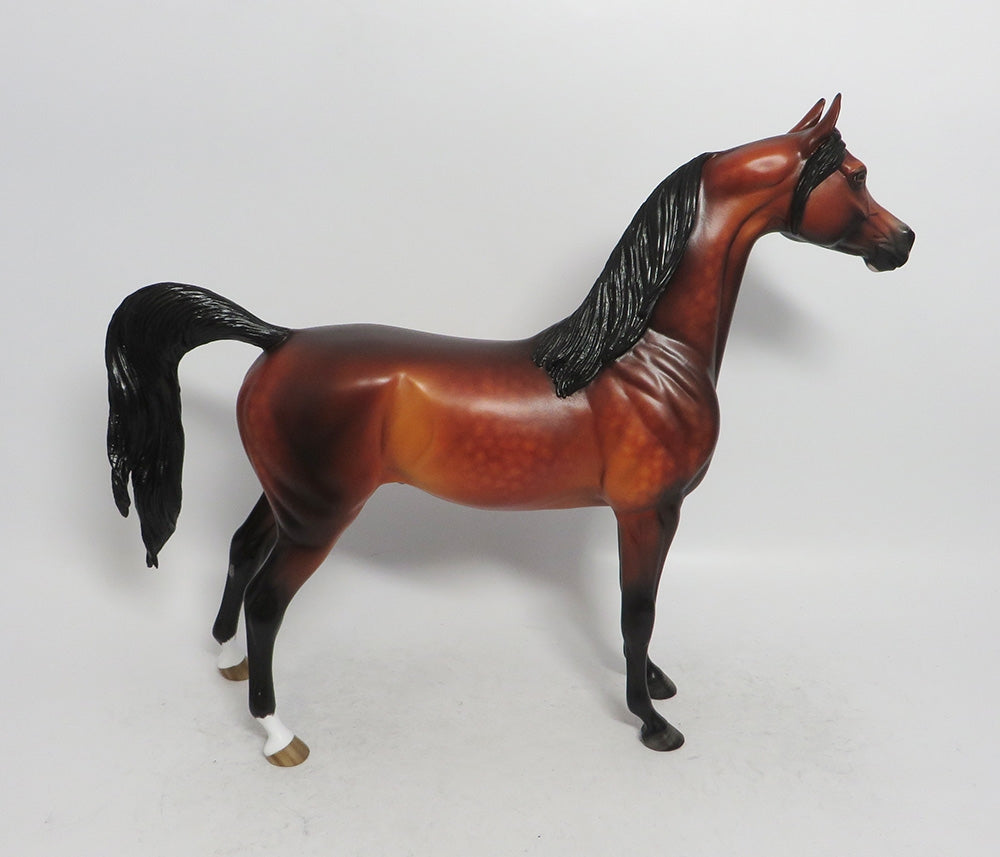 HEAT MISER-OOAK DAPPLE GOLDEN BAY ARABIAN HORSE 12/14/18