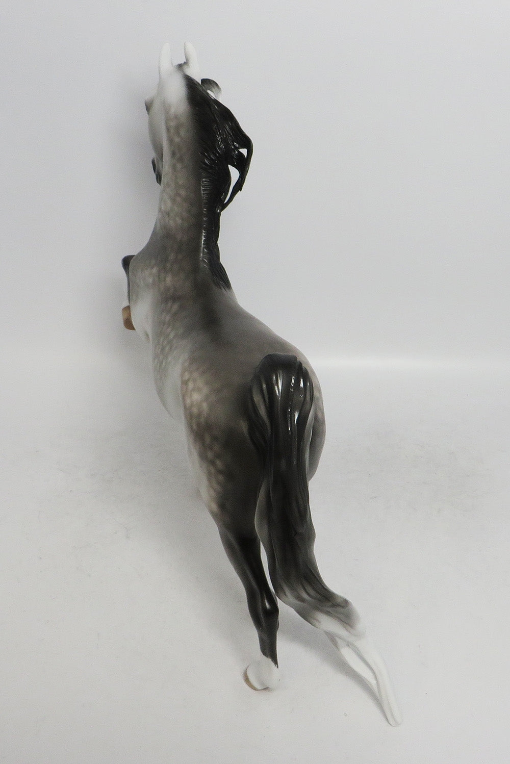 SNOW MISER-OOAK DAPPLE GREY SADDLEBRED MODEL HORSE 12/14/18