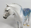 SNOW ANGEL-OOAK HEAVY DRAFT HOLIDAY DECORATOR MODEL HORSE 12/14/18