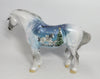 SNOW ANGEL-OOAK HEAVY DRAFT HOLIDAY DECORATOR MODEL HORSE 12/14/18