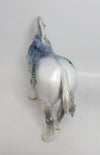 SNOW ANGEL-OOAK HEAVY DRAFT HOLIDAY DECORATOR MODEL HORSE 12/14/18