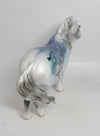 SNOW ANGEL-OOAK HEAVY DRAFT HOLIDAY DECORATOR MODEL HORSE 12/14/18