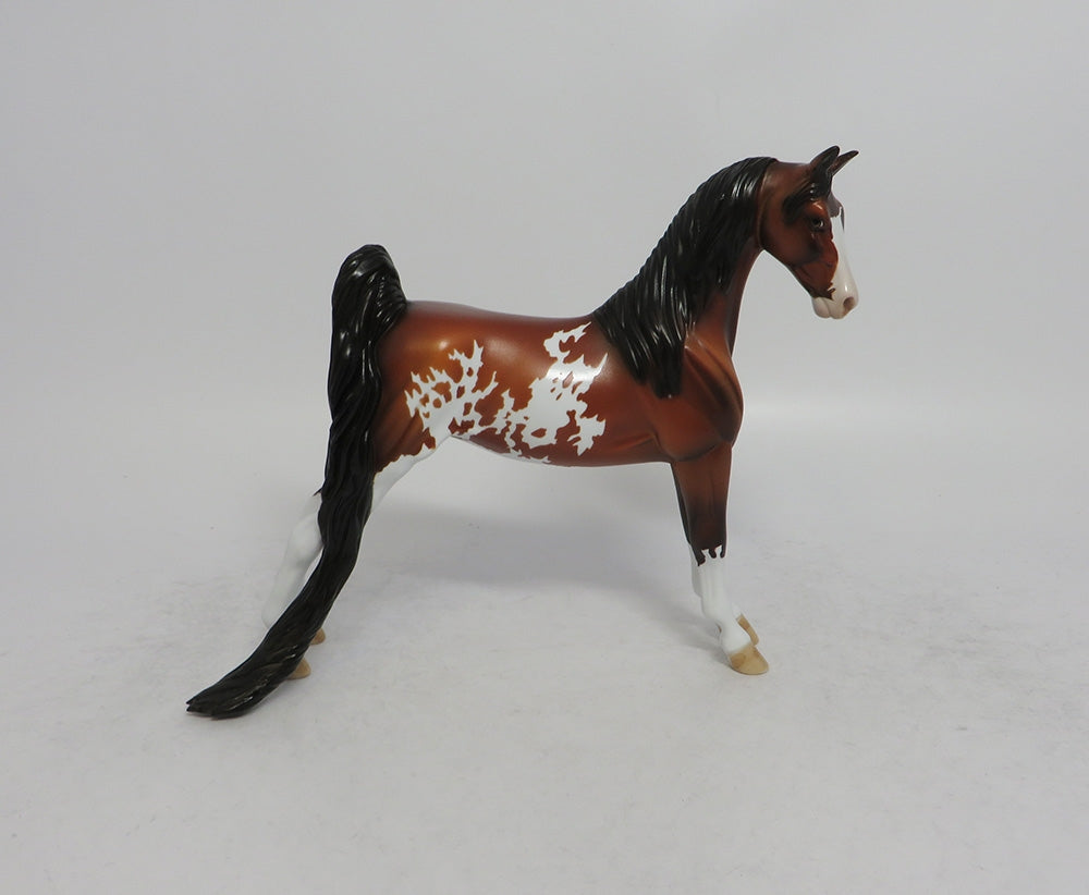 POETRY GENERATOR - OOAK BAY PINTO PEBBLES MODEL HORSE SHCF2018