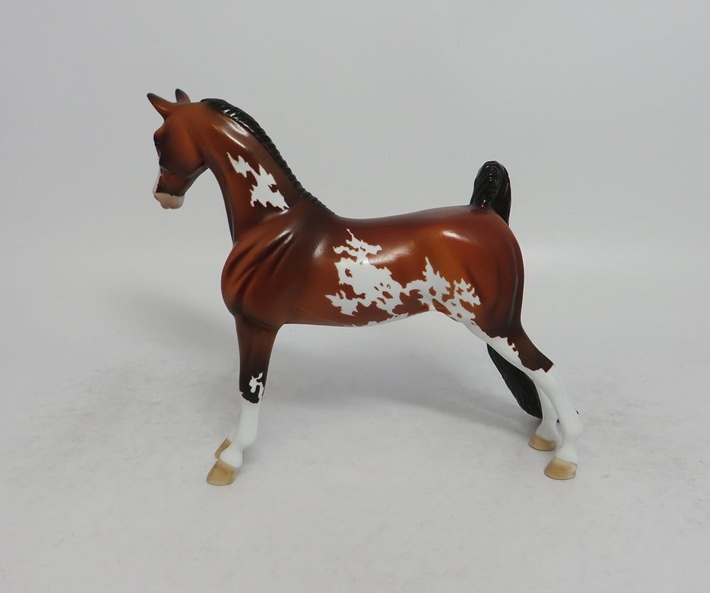 POETRY GENERATOR - OOAK BAY PINTO PEBBLES MODEL HORSE SHCF2018