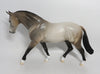 MR.SANDMAN-LE-5 GREY IRISH DRAFT MODEL HORSE BY AUDREY DIXON 12/14/18