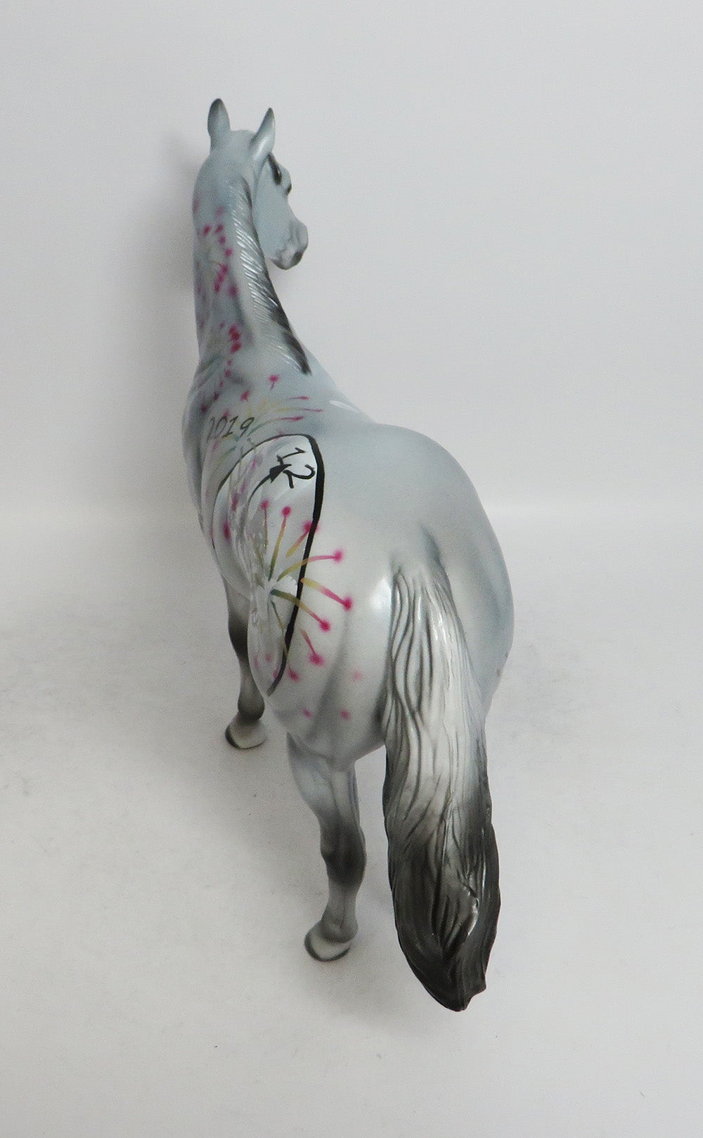 CHEERS-OOAK NEW YEARS ISH MODEL HORSE BY DAWN QUICK  12/21/18