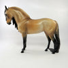 CINDERELLA BELLA-OOAK DAPPLE BUCKSKIN ANDALUSIAN MODEL HORSE 12/21/18