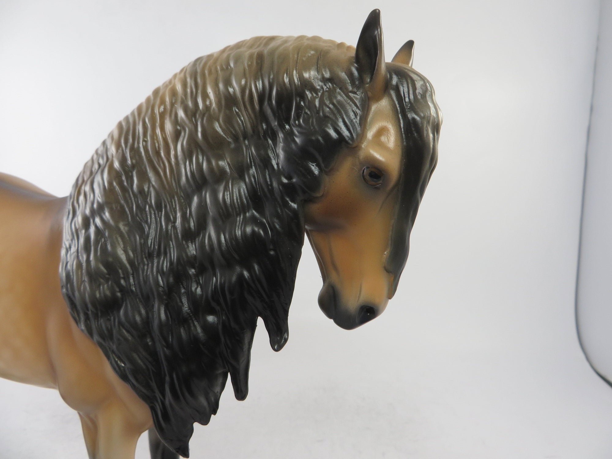 CINDERELLA BELLA-OOAK DAPPLE BUCKSKIN ANDALUSIAN MODEL HORSE 12/21/18