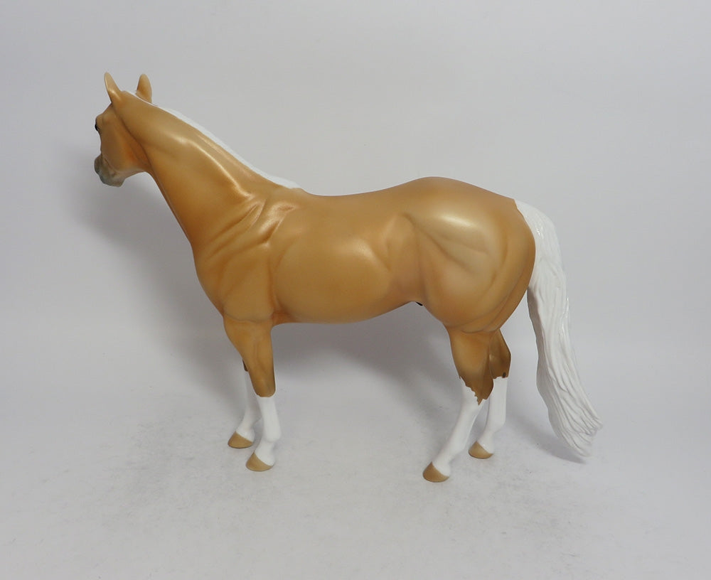 THE BOMB - OOAK PALOMINO ISH MODEL HORSE SHCF2018
