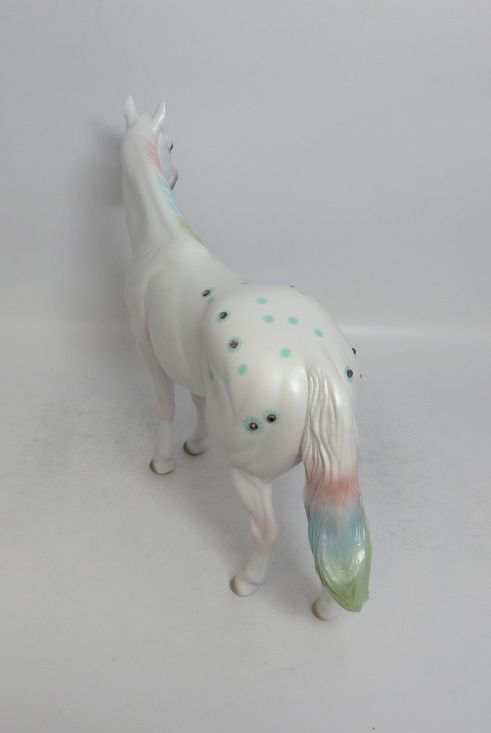 DAISY BOY BLUE - OOAK BLUE DAISY APPALOOSA DECORATOR ISH SHCF2018