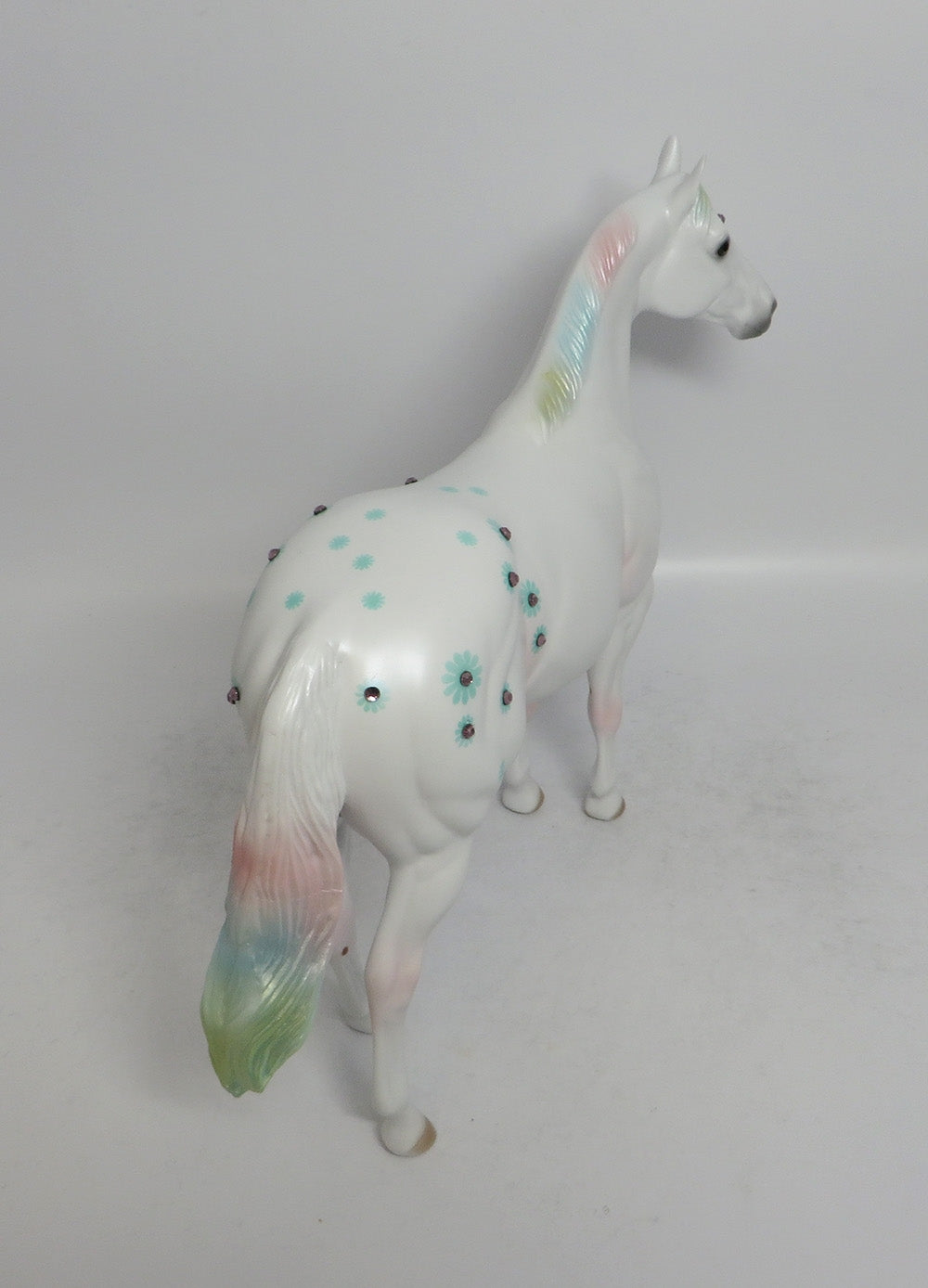 DAISY BOY BLUE - OOAK BLUE DAISY APPALOOSA DECORATOR ISH SHCF2018