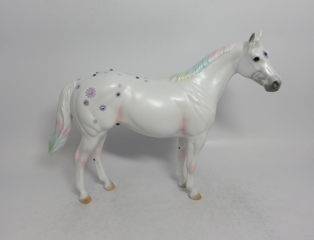 DAISY BOY LAVENDER - OOAK BLUE DAISY APPALOOSA DECORATOR ISH SHCF2018