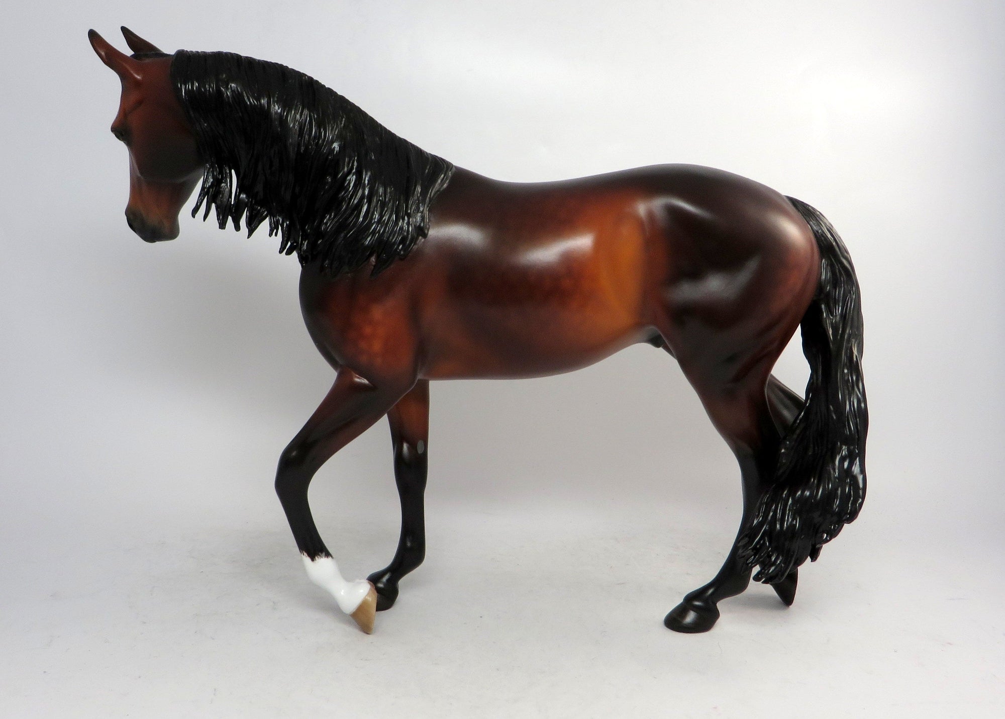*RETIRED* JEOPARDY-OOAK DAPPLE BAY THOROUGHBRED BY SHERYL LEISURE 12/27/18