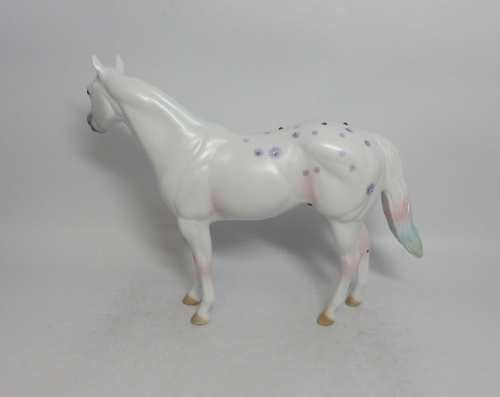 DAISY BOY LAVENDER - OOAK BLUE DAISY APPALOOSA DECORATOR ISH SHCF2018