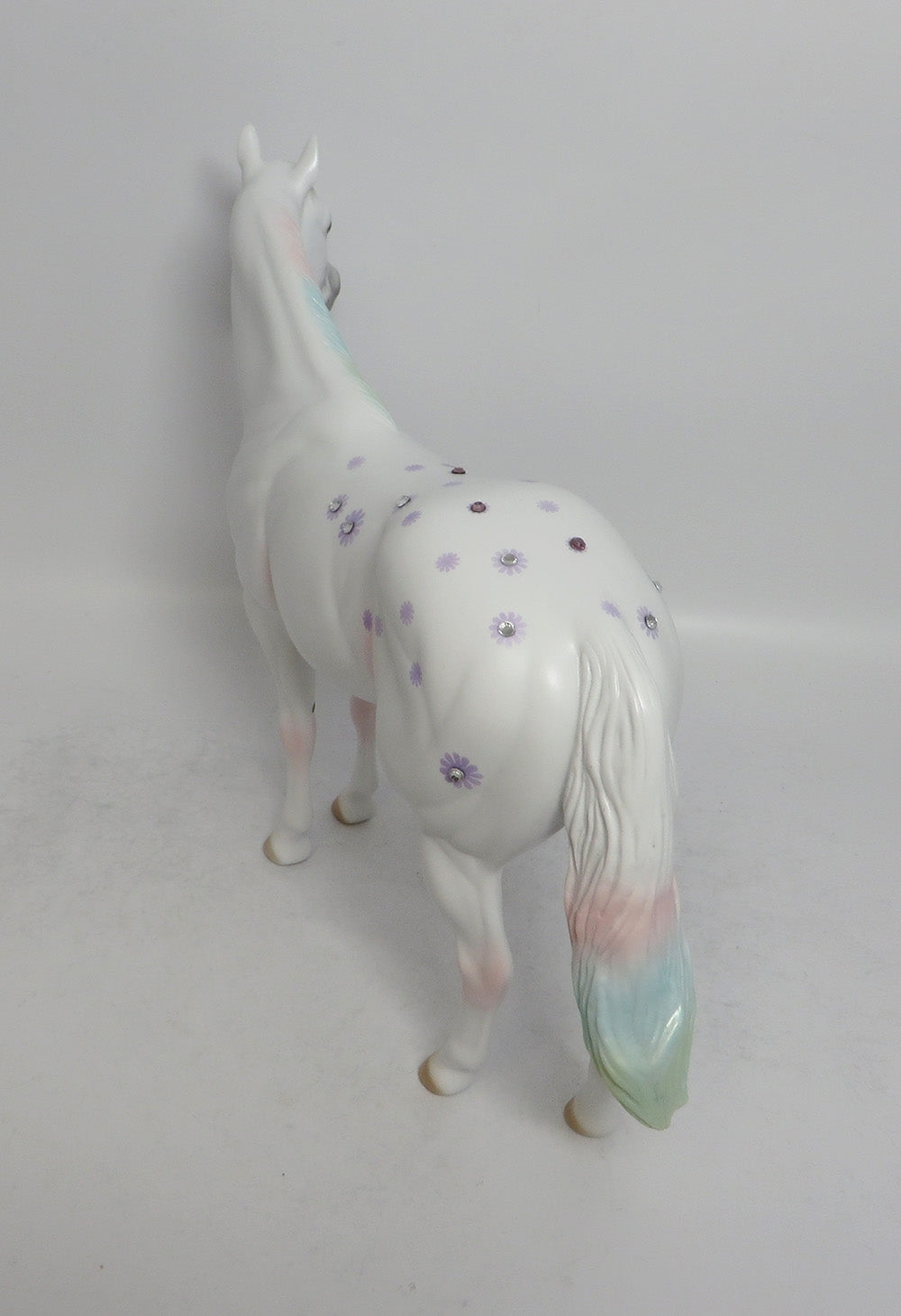 DAISY BOY LAVENDER - OOAK BLUE DAISY APPALOOSA DECORATOR ISH SHCF2018