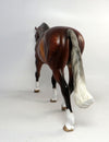 WHEEL OF FORTUNE- DAPPLE SILVER BAY IRISH DRAFT MODEL HORSE BY SHERYL LEISURE 12/21/18
