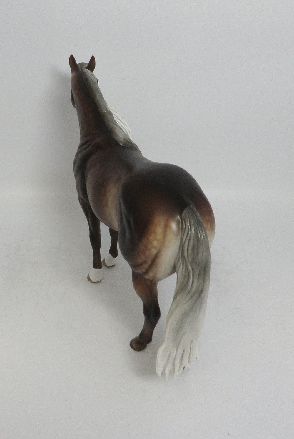 KANSAS CITY - OOAK SILVER DAPPLE ISH MODEL HORSE BY SHERYL LEISURE SHCF2018