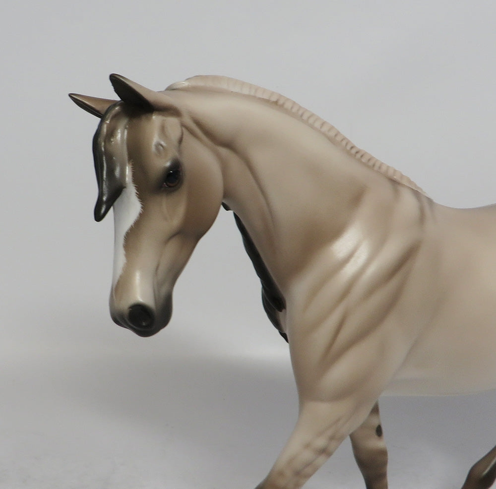 ADO ANNIE - OOAK PALE DUN PONY MODEL HORSE BY SHERYL LEISURE SHCF2018
