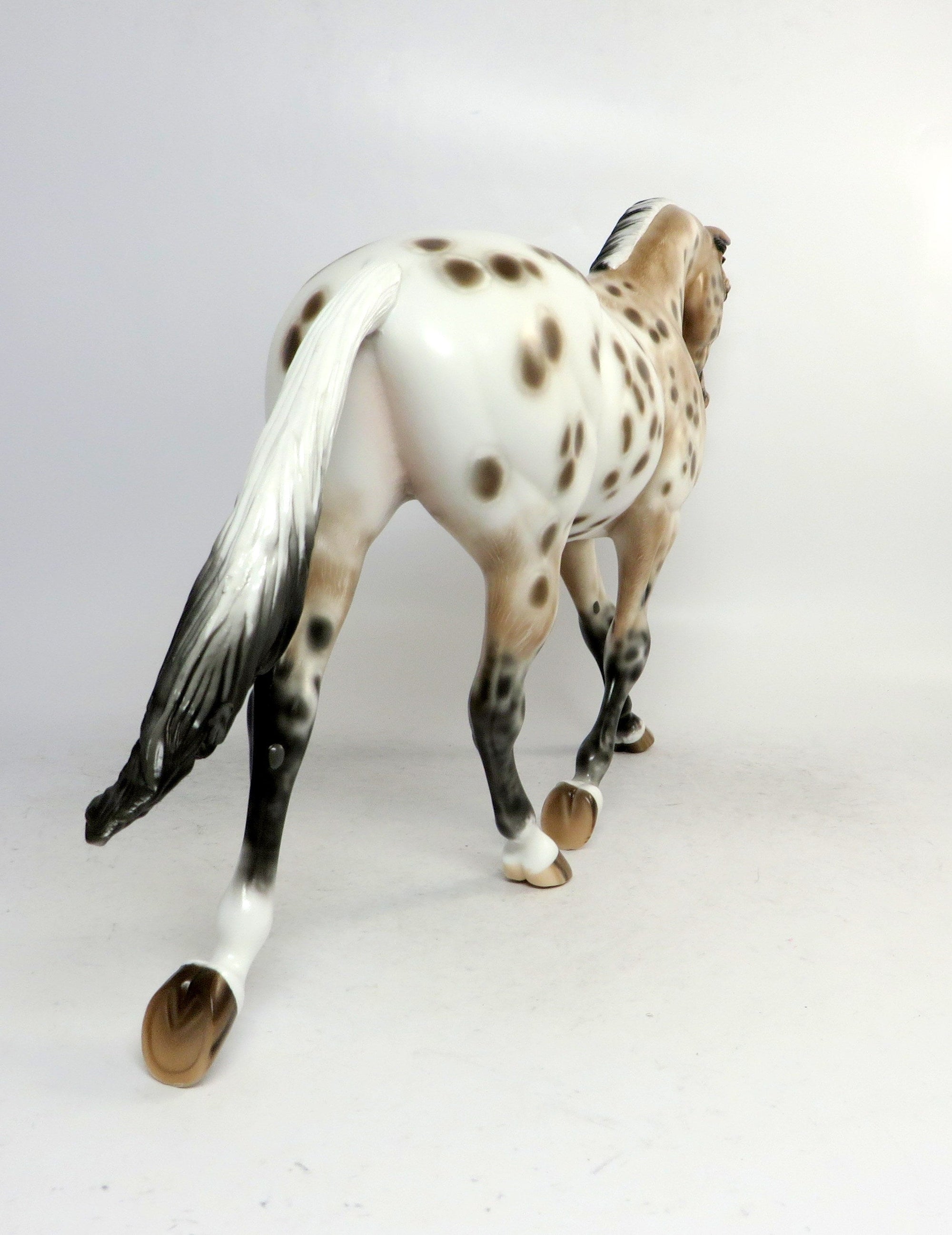 BUY A VOWEL-OOAK BAY APPALOOSA PALOUSE MODEL HORSE BY SHERYL LEISURE 12/21/18