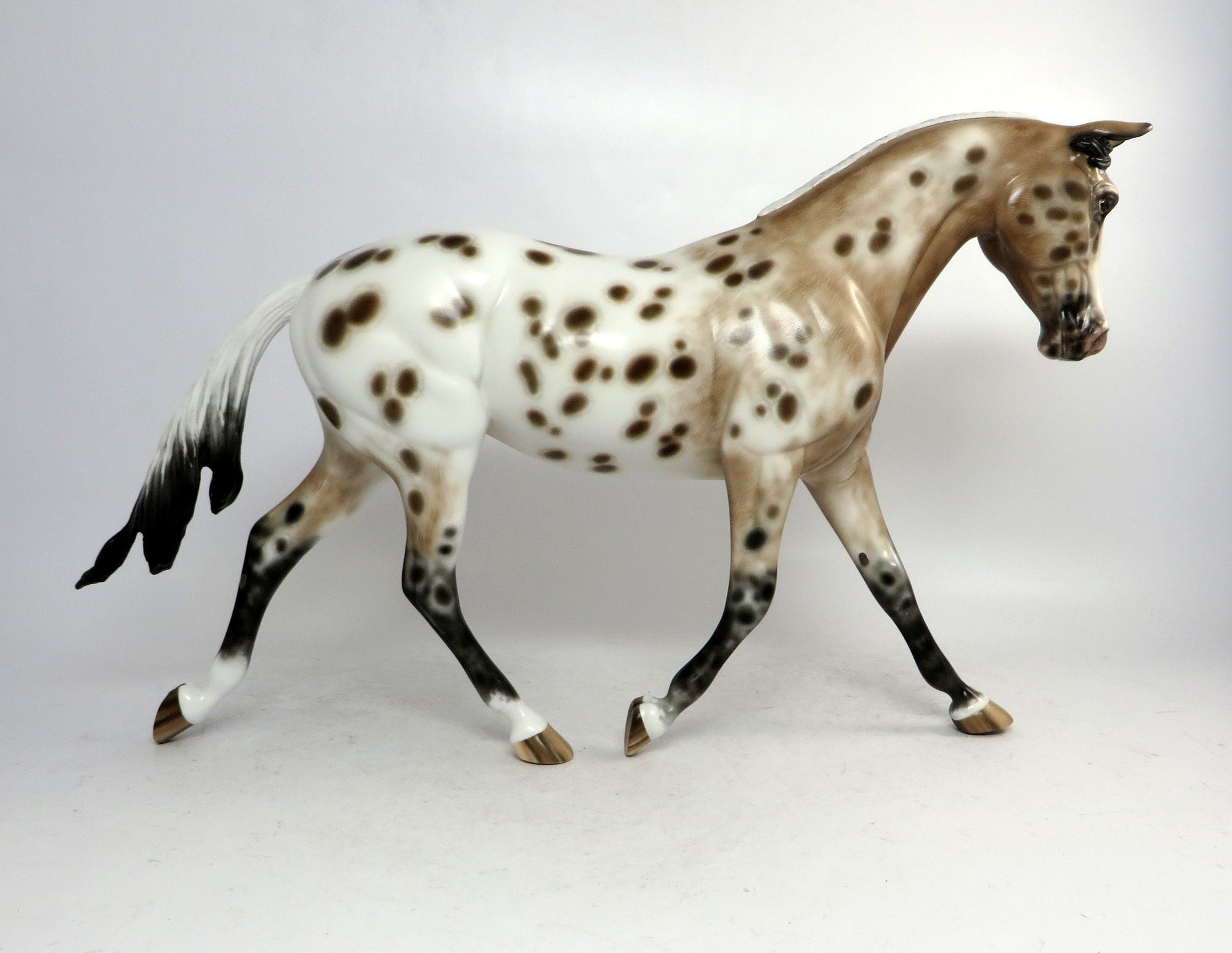 BUY A VOWEL-OOAK BAY APPALOOSA PALOUSE MODEL HORSE BY SHERYL LEISURE 12/21/18