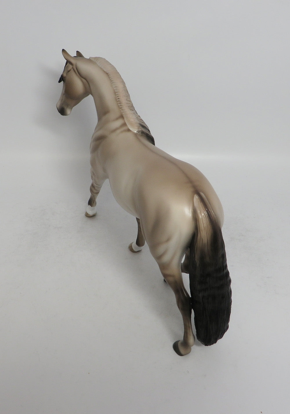 ADO ANNIE - OOAK PALE DUN PONY MODEL HORSE BY SHERYL LEISURE SHCF2018
