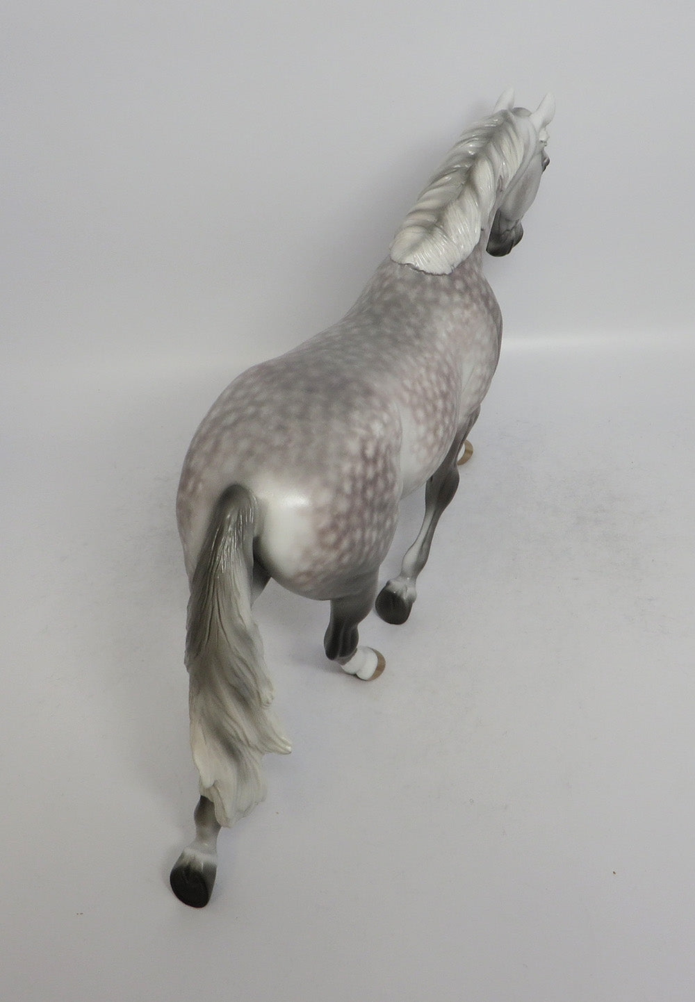 GERTIE - OOAK STAR DAPPLE ROSE GREY PALOUSE MODEL HORSE BY SHERYL LEISURE SHCF2018