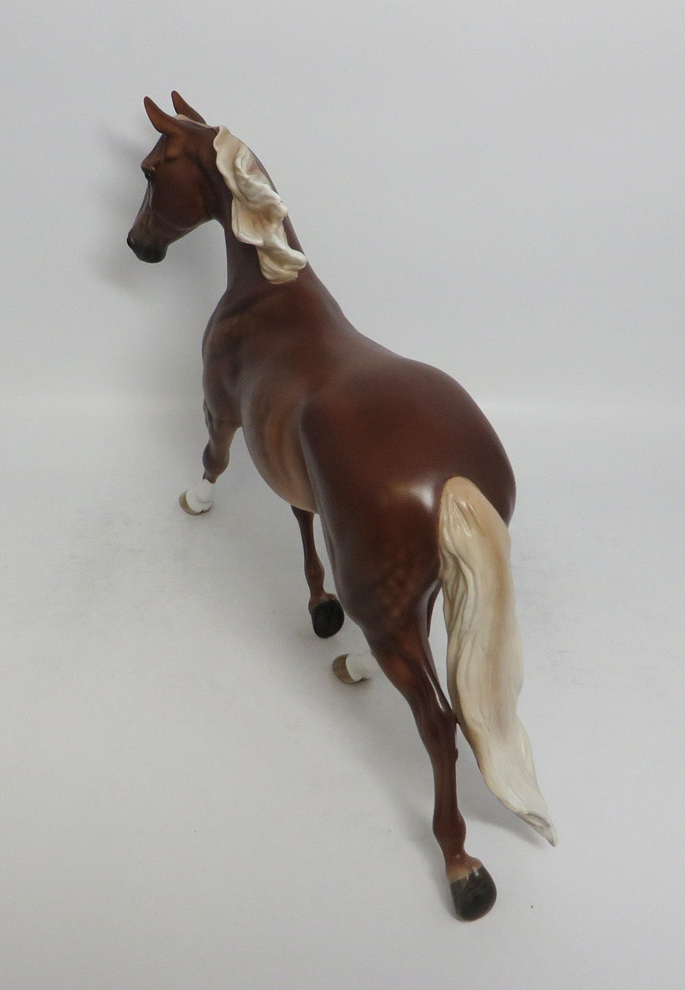 LAUREY - OOAK DAPPLE SORREL PALOUSE MODEL HORSE BY SHERYL LEISURE SHCF2018